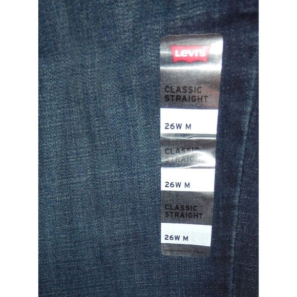 Levi's 414 Classic Straight Mid-Rise Denim Jeans Women's 26W M (44 x 31 1/4) - Picture 7 of 7